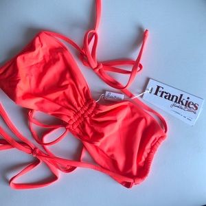 Frankie’s Bikinis Reece Top Coral